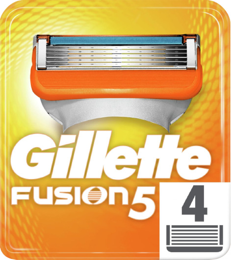 Gillette fusion 5 náhradní žiletky hlavice (4 kusy v balení)
