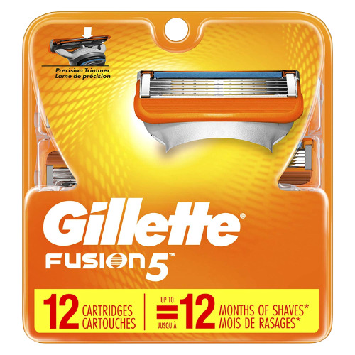 Gillette fusion náhradní hlavice (12 ks v balení)