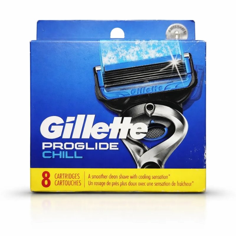 Gillette fusion proglide chill náhradní hlavice (8 kusy)