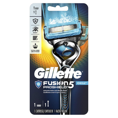 Gillette fusion proglide flexball proshield chill strojek s náhradní hlavice 1ks