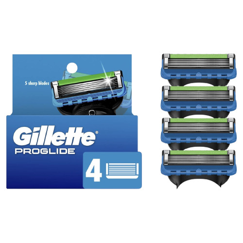 Gillette fusion proglide power žiletky náhradní hlavice (4 kusy)