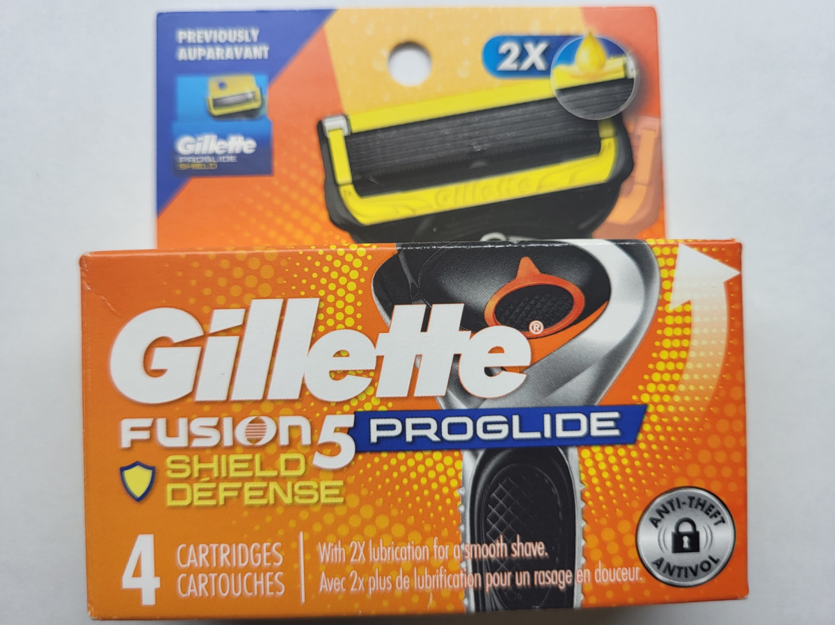 Gillette fusion proglide proshield náhradní hlavice shield (4 kusy)