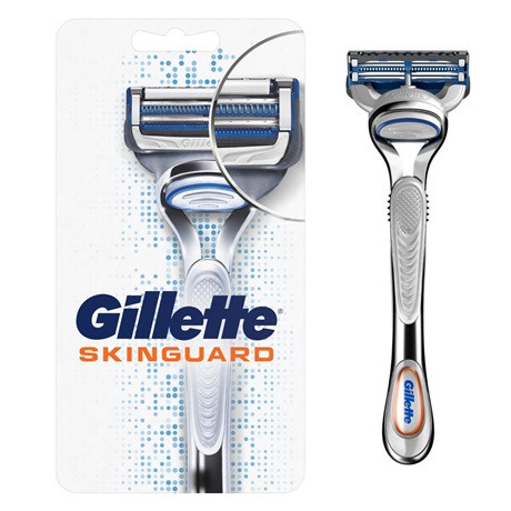 Gillette fusion skinguard strojek s náhradní hlavicí 2ks