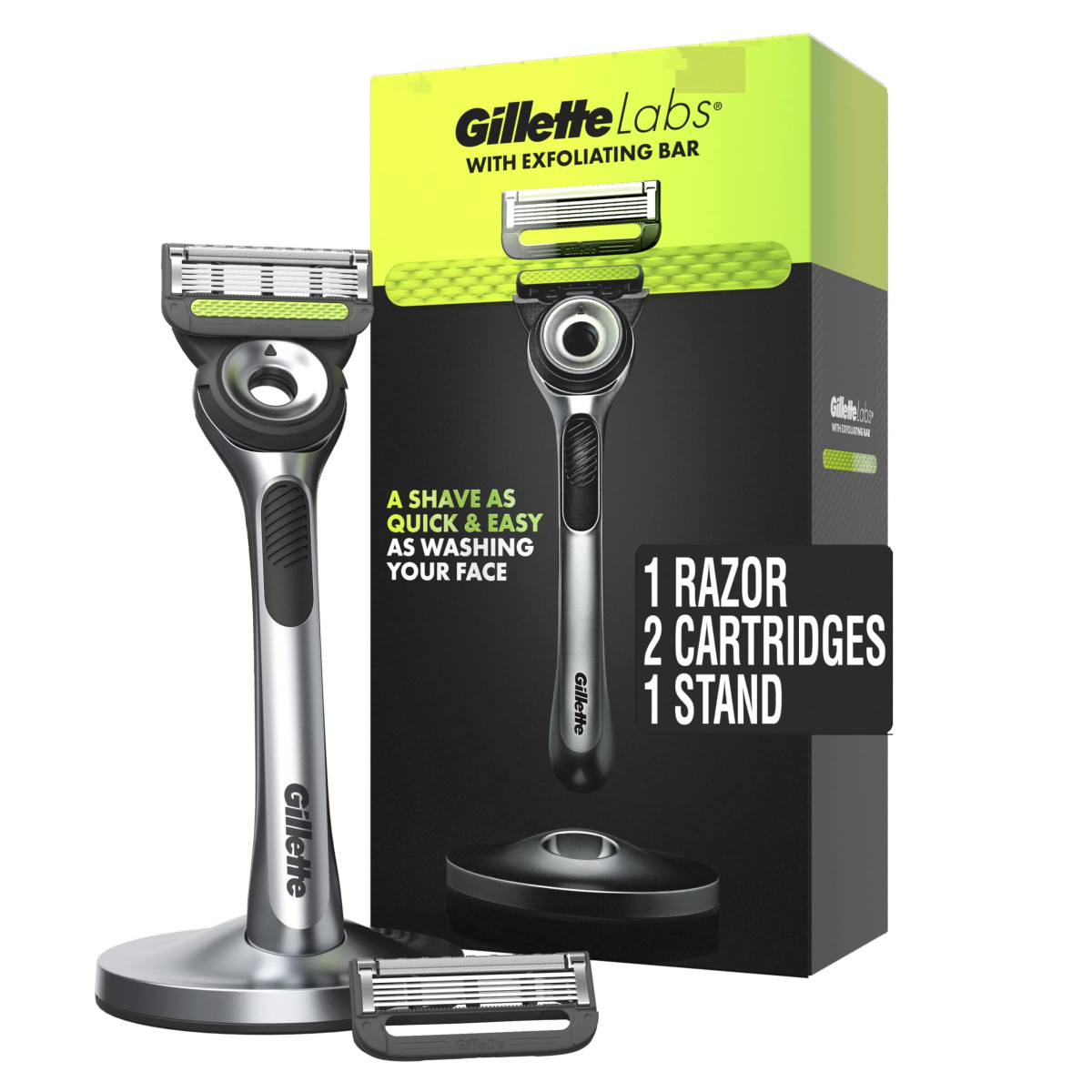 Gillette labs strojek  2ks hlavic (nevyhřívaný)