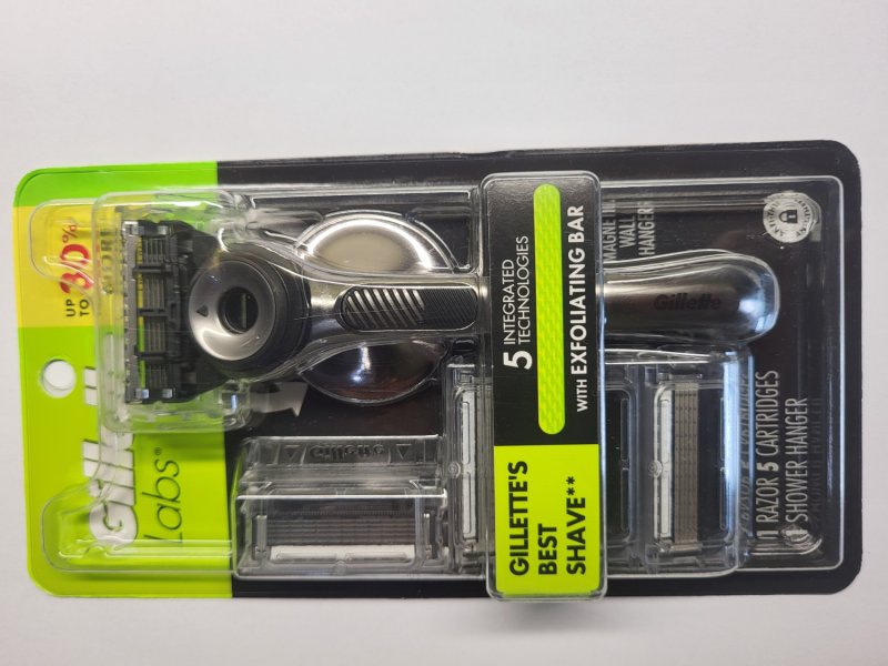 Gillette labs strojek  5ks hlavic (nevyhřívaný)