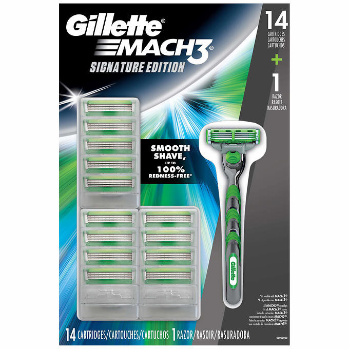 Gillette mach3 sensitive náhradní hlavice 14ks