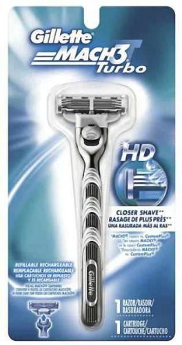 Gillette mach3 turbo strojek 1 hlavice