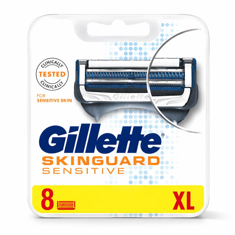 Gillette skinguard náhradní hlavice (8 ks) pro velmi citlivou pleť