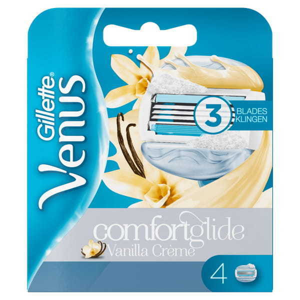 Gillette venus breeze - comfort glide vanilla náhradní hlavice (4 kusy)