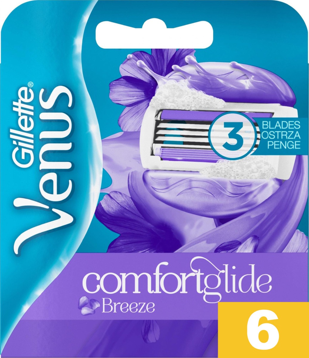 Gillette venus breeze freesia náhradní hlavice 6 ks