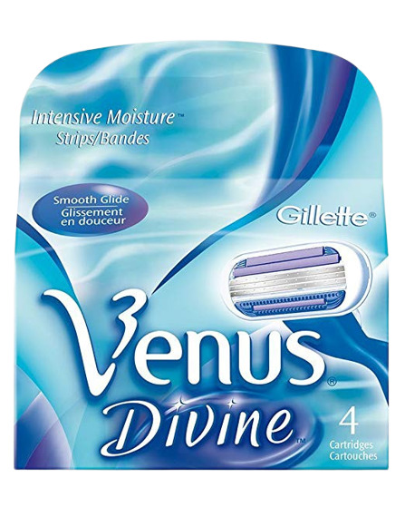 Gillette venus divine žiletky náhradní hlavice (4 ks)