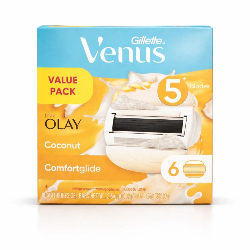 Gillette venus olay coconut - žiletky náhradní hlavice - 6ks
