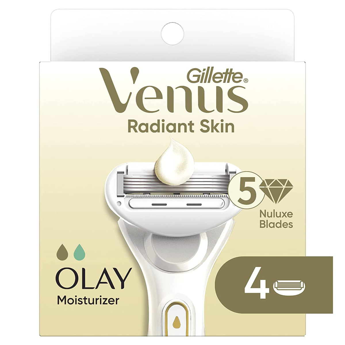 Gillette venus radiant skin olay náhradní hlavice 4 ks