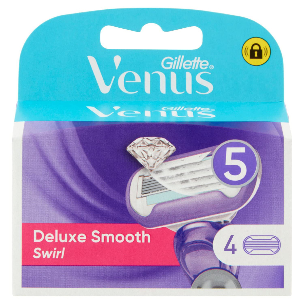 Gillette venus swirl náhradní hlavice 4 ks