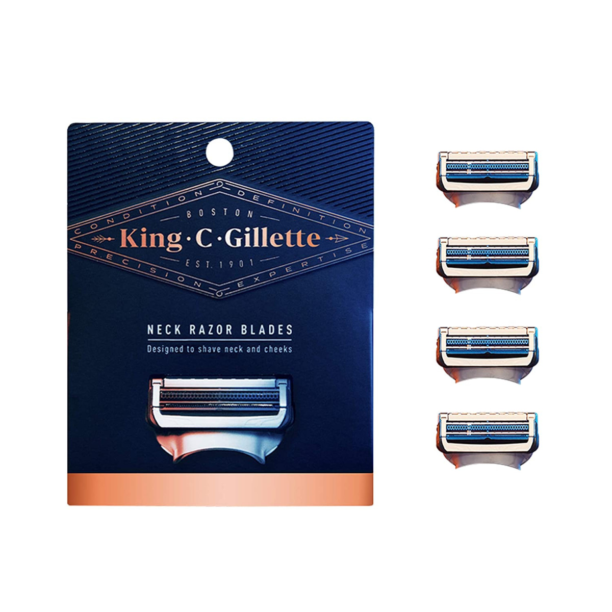 King c. gillette shave&edging 4 ks náhradní hlavice