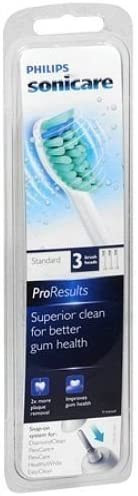 Philips sonicare standard proresults super clean hx6013/64 náhradní hlavice hx6013/64, 3 ks, bílé