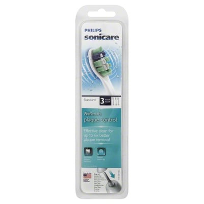 Philips sonicare standardpro-results plaque control hlavice hx9023, 3 ks, bile