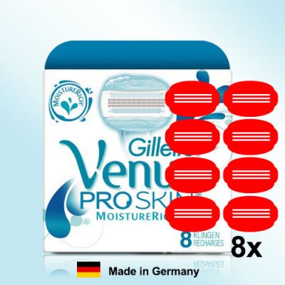 Gillette venus proskin  - moisturerich žiletky náhradní hlavice 8 kusy