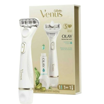 Gillette venus radiant skin olay moisturizer seaweed aloe 3 kusy set