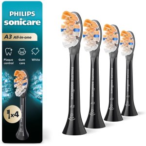 Philips Sonicare A3 Premium All-in-One HX9094 náhradní hlavice (4 ks, černá)