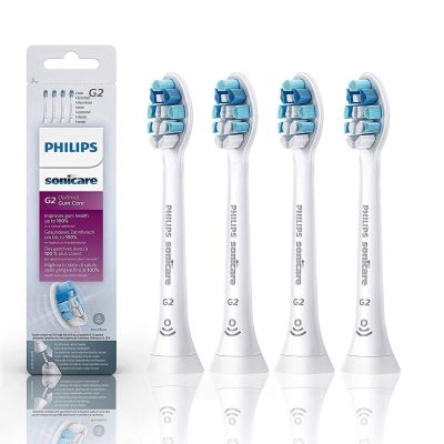 Philips sonicare g2 gum care náhradní hlavice hx9034/65, 4 ks, bílá